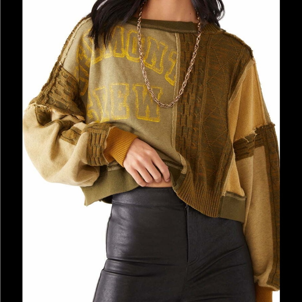 Free People Stateside Crewneck Sweater